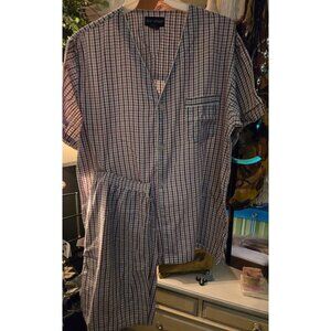 Men's XL Botany 2pc Pajama Set With Shorts